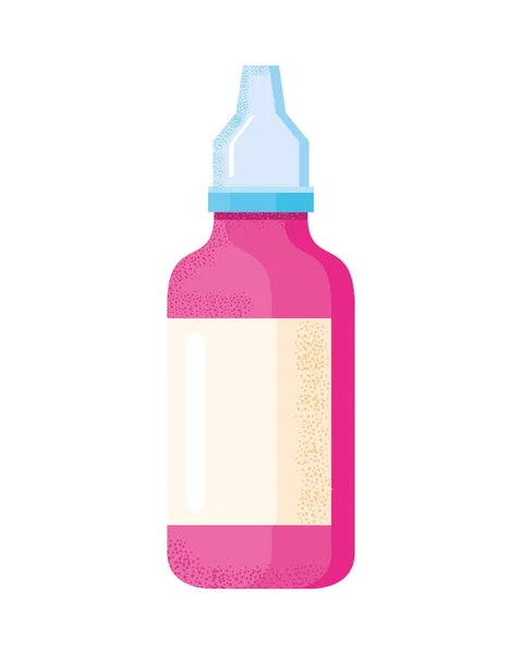 Dropper Botella Medicina Drogas Icono — Vector de stock