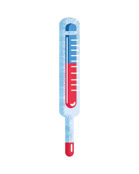 Casa Termômetro Temperatura Medida Ícone — Vetor de Stock