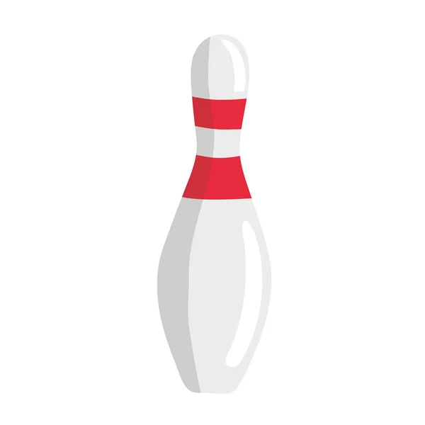 Bowling Pin Équipement Sport Icône — Image vectorielle
