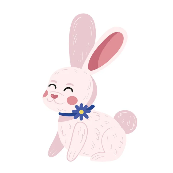 可爱的兔子小动物 — 图库矢量图片