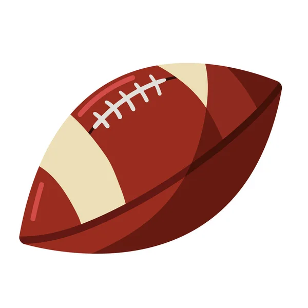American Football Ballon Sportgeräte — Stockvektor