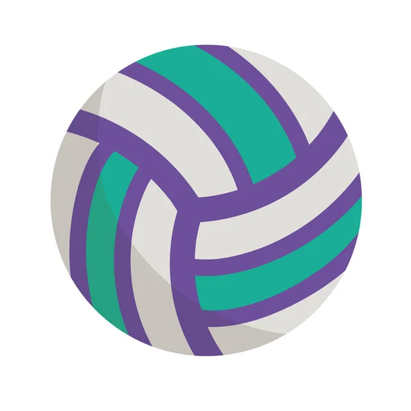 Röplabda Ballon Sport Felszerelés Ikon — Stock Vector