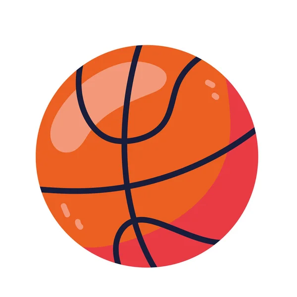 バスケットボール気球スポーツ用具のアイコン — ストックベクタ