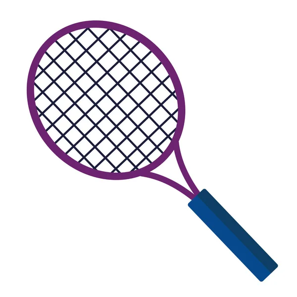 Raquette Tennis Icône Équipement Sport — Image vectorielle
