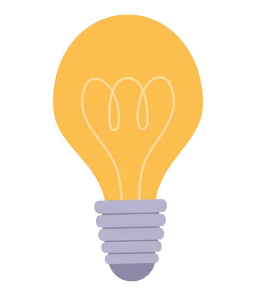 Bulb Light Energy Power Icon — Stockvector