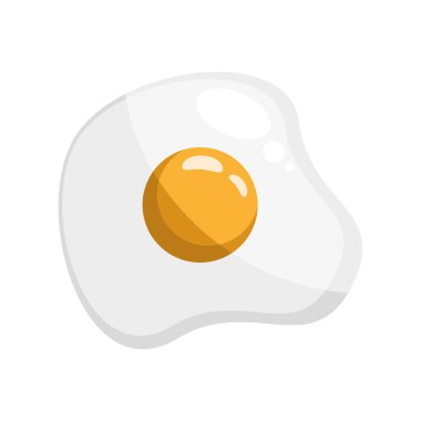 egg fried breakfast food icon