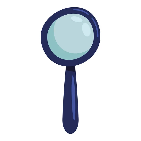 Magnifying Glass Search Isolated Icon — Stock Vector
