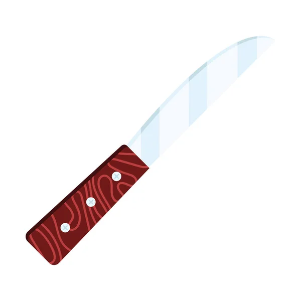 Knife Cutlery Tool Isolated Icon — Stock Vector