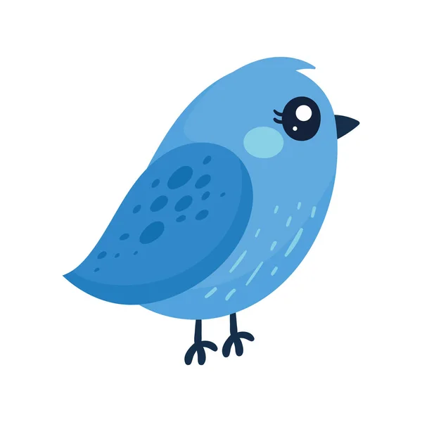 小瓷砖鸟动物图标 — 图库矢量图片