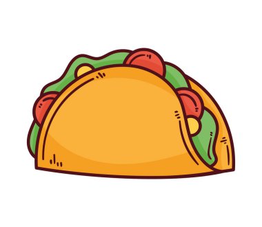 taco mexican fast food icon