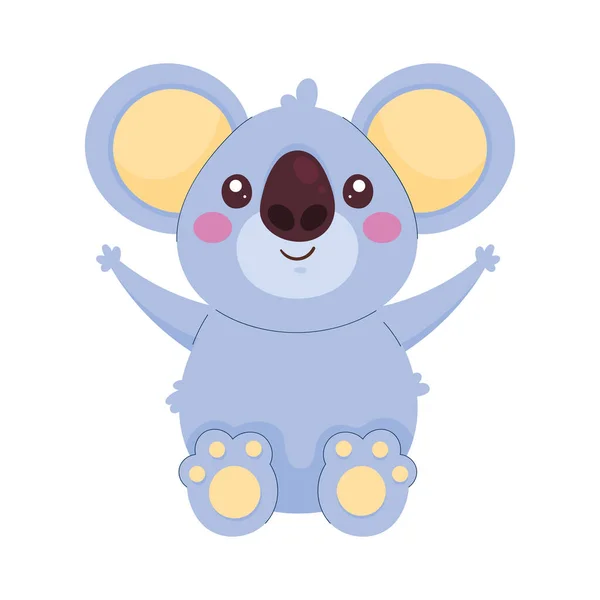 Koala Traditionell Australisk Djur Karaktär — Stock vektor