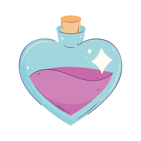 Love Potion Esoteric Science Icon — Stock Vector