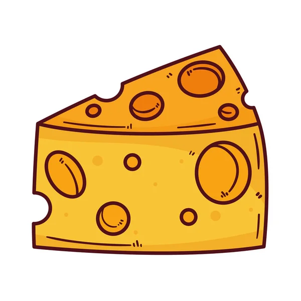Τυρί Γαλακτοκομικά Προϊόντα Υγιές Εικονίδιο — Διανυσματικό Αρχείο