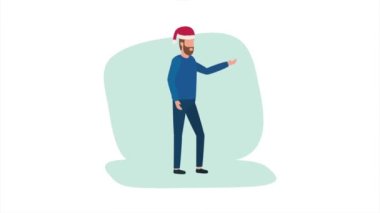 Adam Noel karakteri animasyonunu kutluyor, 4k video animasyonu