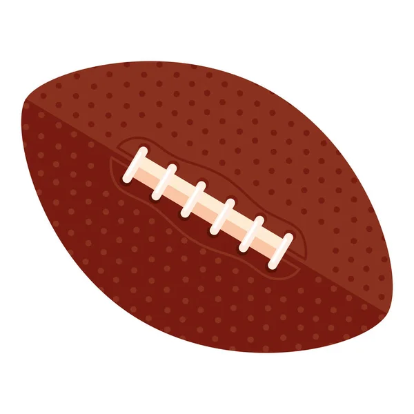 Amerikansk Fotboll Ballong Sportutrustning — Stock vektor