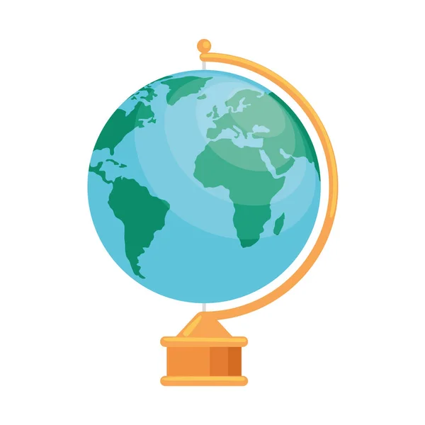 World Earth Map Supply Icon — ストックベクタ