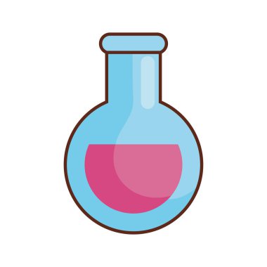 tüp test matarası laboratuvar simgesi