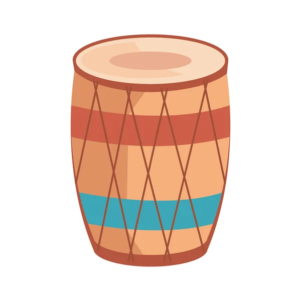 Perkusja Tropikalny Instrument Muzyczny Ikona — Wektor stockowy