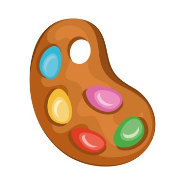 boya paleti okul malzeme simgesi