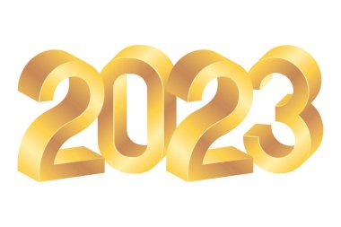 Altın 2023 Yeni Yıl Sayıları simgesi
