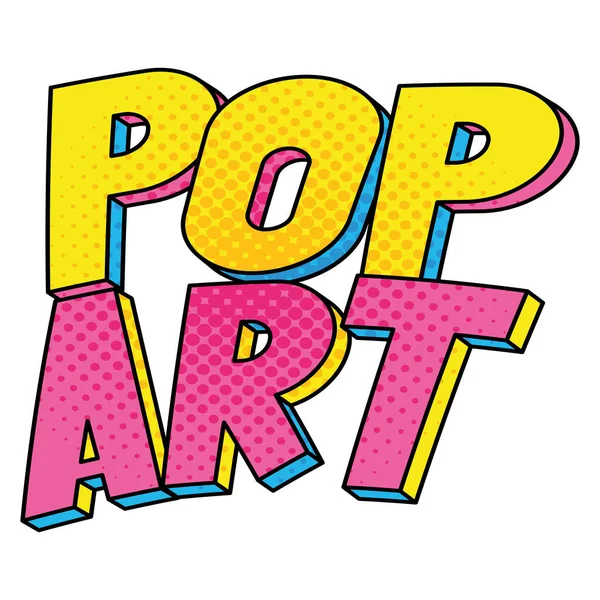 Pop Art Liternictwo Styl Komiczny — Wektor stockowy