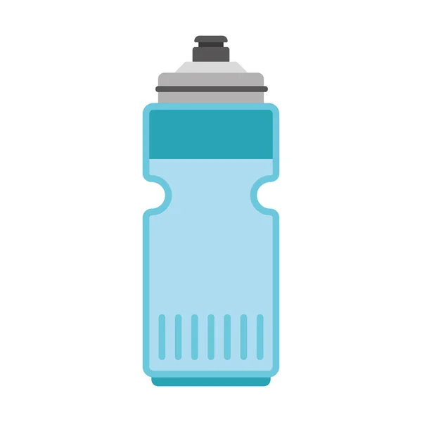 Kunststoff Wasserflasche Turngeräte — Stockvektor