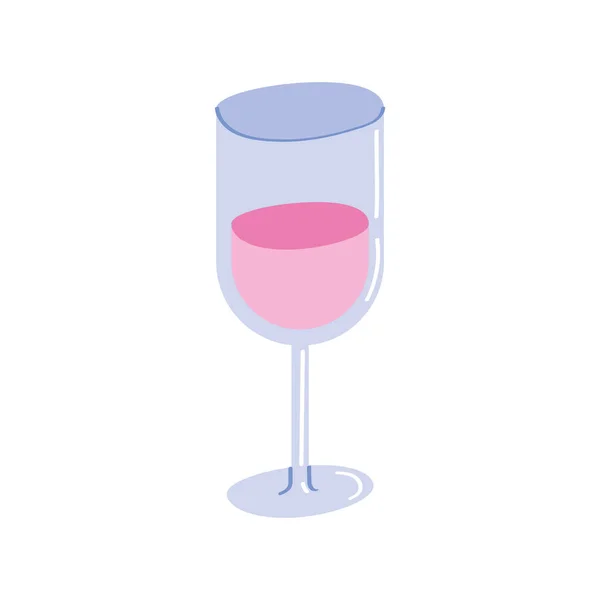 Fresh Wine Cup Drink Icon — 스톡 벡터