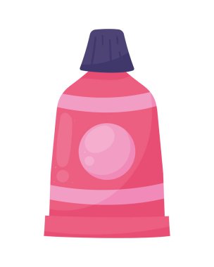 kırmızı boya tüpü okul malzemesi