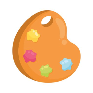 boya paleti okul malzeme simgesi