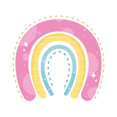 Dikiş ikonlu gökkuşağı peri masalı