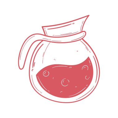 Çaydanlık şeklindeki kahve içeceği.