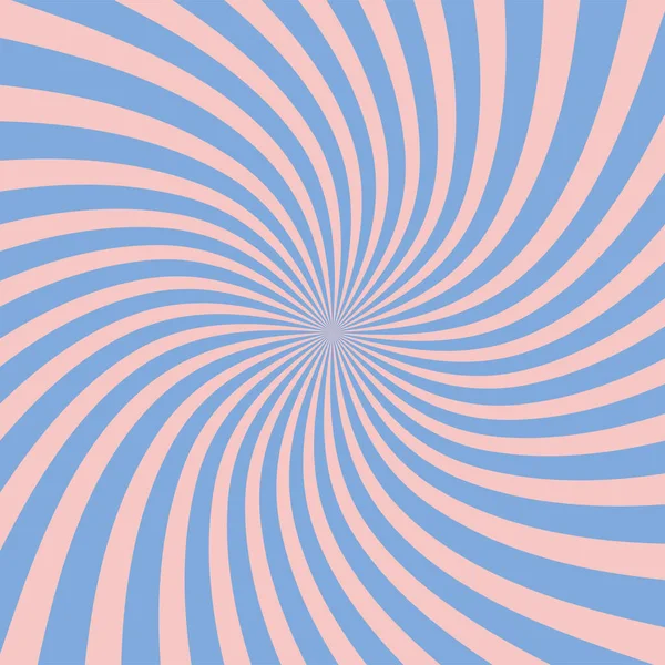 Popn Bleu Sunburst Pop Art — Image vectorielle