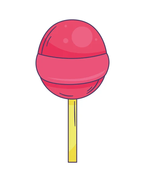 Lollipop Noventa Pop Art Style — Vector de stock