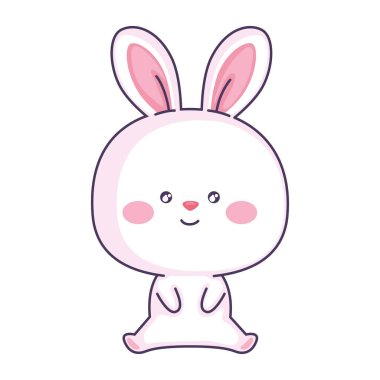 Sevimli tavşan, yumuşak karakter.