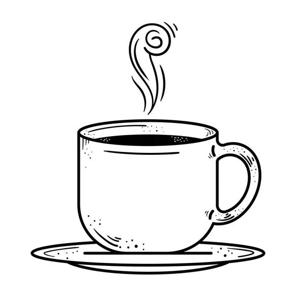 Coffee Cup Drink Ceramic Icon — Wektor stockowy