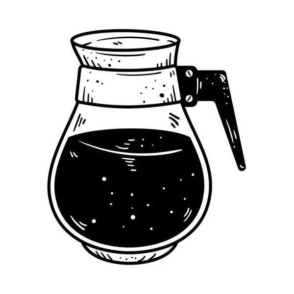 Coffee Drink Teapot Icon — Stock Vector