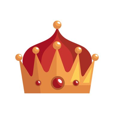 Kırmızı bilge adamlar izole edilmiş simgeyi taçlandırır