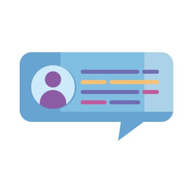 kullanıcı simgesi ile konuşma balonu