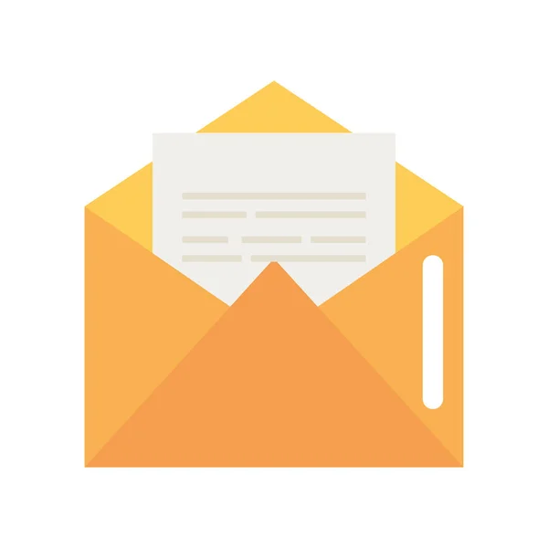 Envelope Mail Send Icon Isolated — Stockvektor
