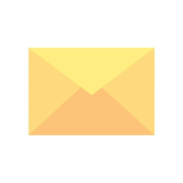 Briefumschlag Geschlossen Symbol Senden — Stockvektor