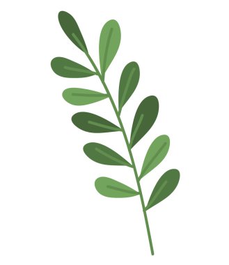 Yaprak yaprağı simgesine sahip dal