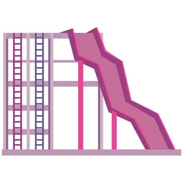 Фиолетовый Значок Игровой Площадки — стоковый вектор