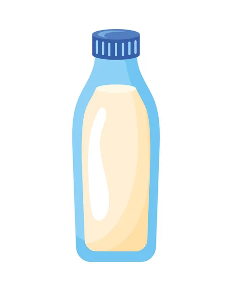 Milk Bottle Dairy Product Icon — Stockvektor