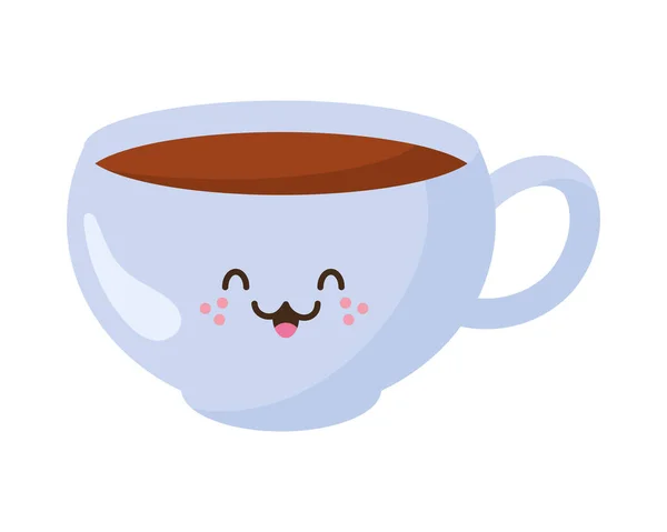 Tasse de café de dessin animé kawaii Vecteur par ©yupiramos 122949154