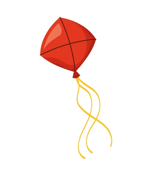 Lohri Celebration Kite Flying Icon — Stock Vector