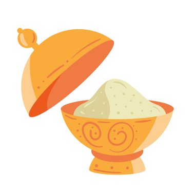 pot muslim altın dekoratif ikon