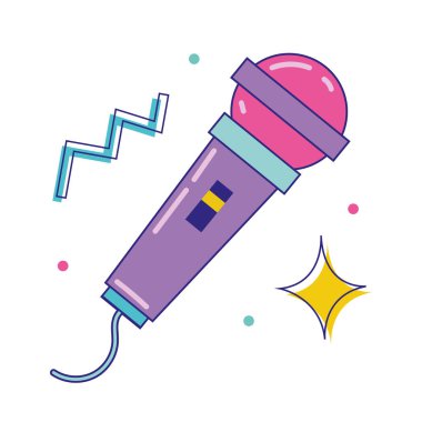 mikrofon 90 'lar pop sanat tarzı