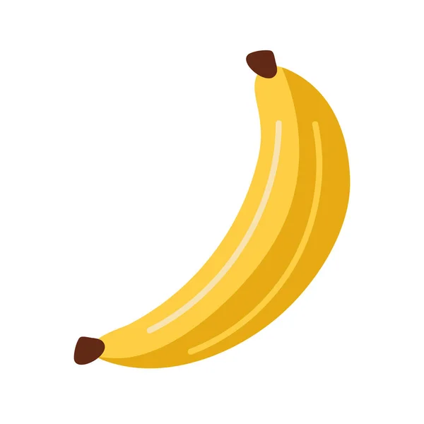 Świeże Owoce Banana Zdrowa Ikona — Wektor stockowy