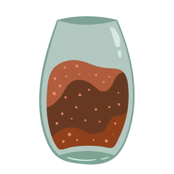 Coffee Drink Glass Icon — Vector de stock