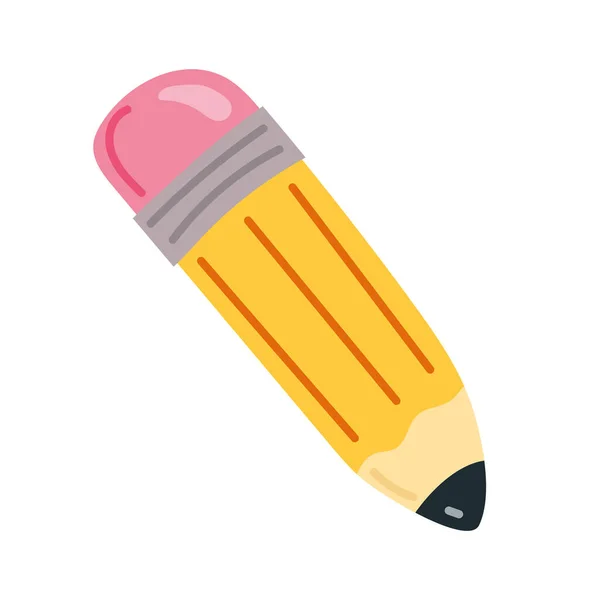 Bleistift Graphit Liefern Isolierte Symbol — Stockvektor